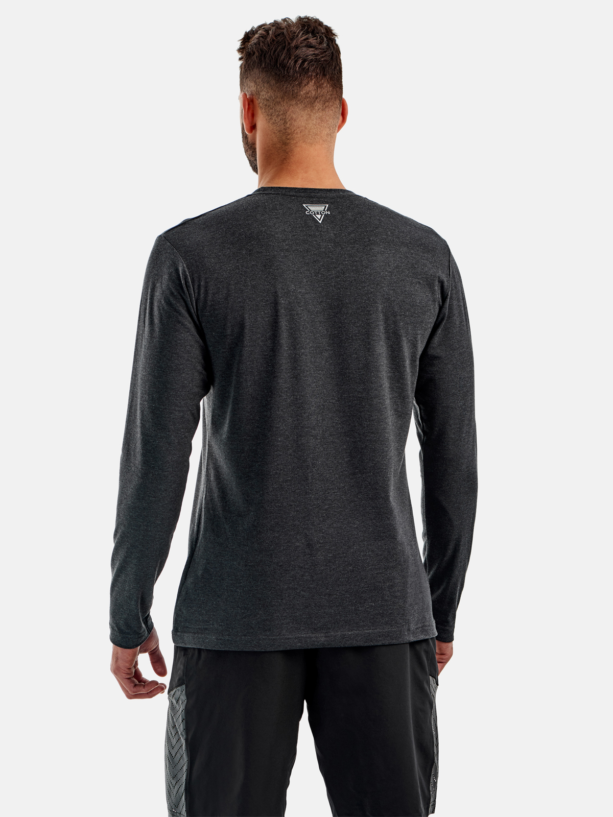 Peresvit Dynamic Cotton Long Sleeve T-shirt Carbon Heather, Photo № 2