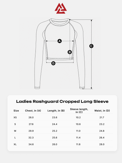 Equinox Ladies Rashguard Cropped Long Sleeve, Photo № 8