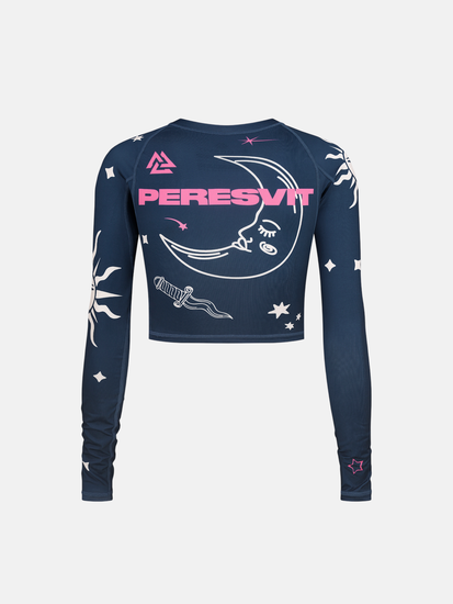 Equinox Ladies Rashguard Cropped Long Sleeve, Photo № 2
