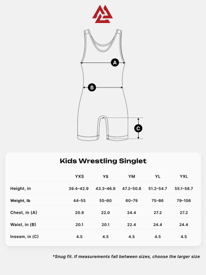 Peresvit Temper Kids Wrestling Singlet Red Black, Photo № 5