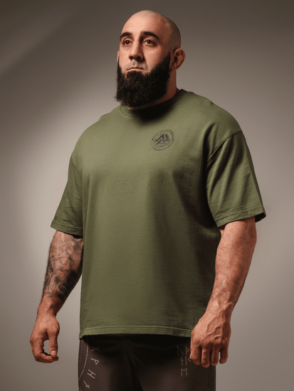 Oversized Ethos T-shirt Dust Sage, Photo № 3