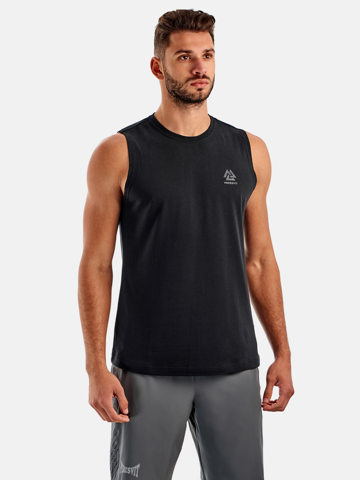 Dynamic Cotton Sleeveless Phantom Black