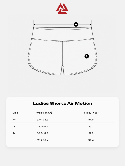 Air Motion Ladies Printed Shorts Insight, Photo № 5
