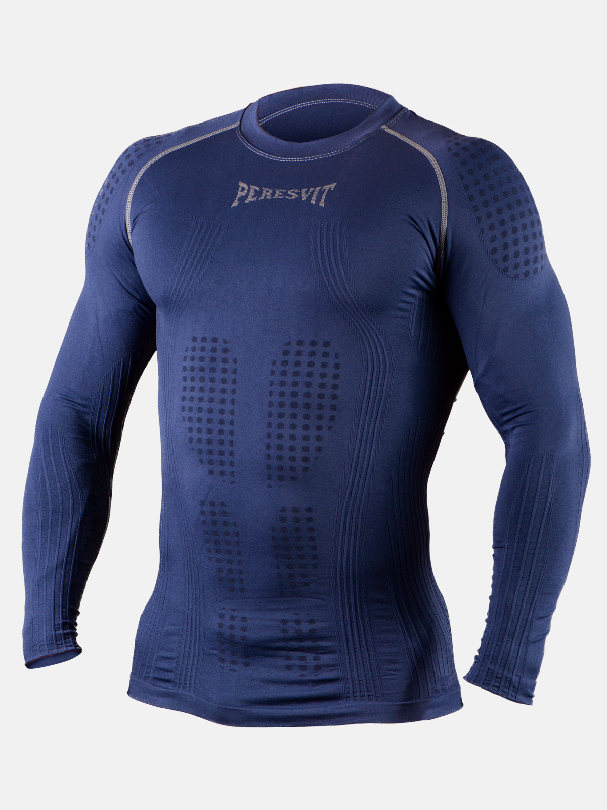 3D Performance Compression Longsleeve Navy