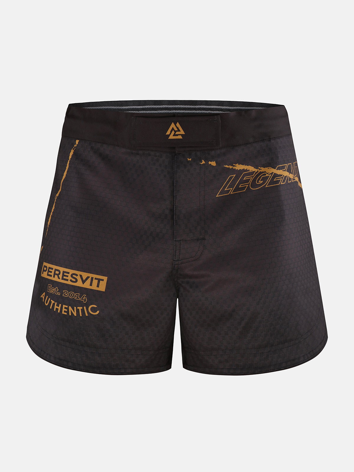 Peresvit Legend ММА Fight Shorts Black Rain Medium Length