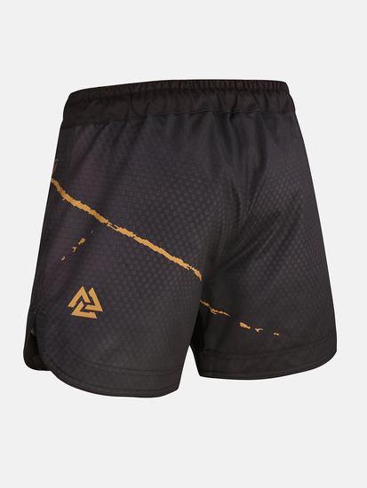 Peresvit Legend ММА Fight Shorts Black Rain Medium Length, Photo № 4