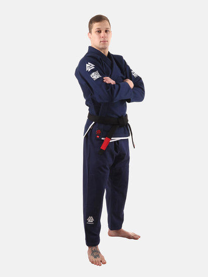 Mens Rival BJJ Gi Navy, Photo № 3