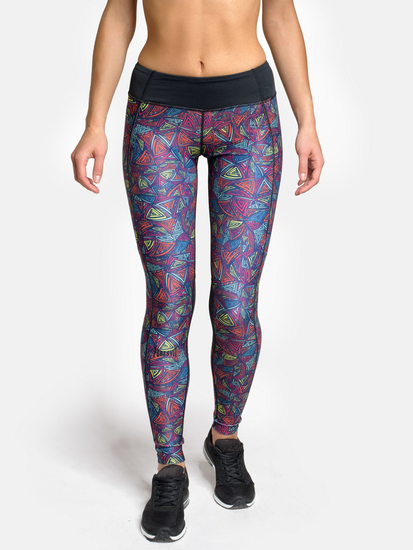 Peresvit Air Motion Womens Printed Leggings Triangle Curls