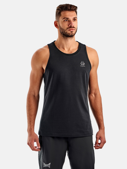 Dynamic Cotton Tank Top Phantom Black