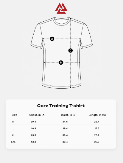 Core Training T-shirt Steel Camo, Photo № 5