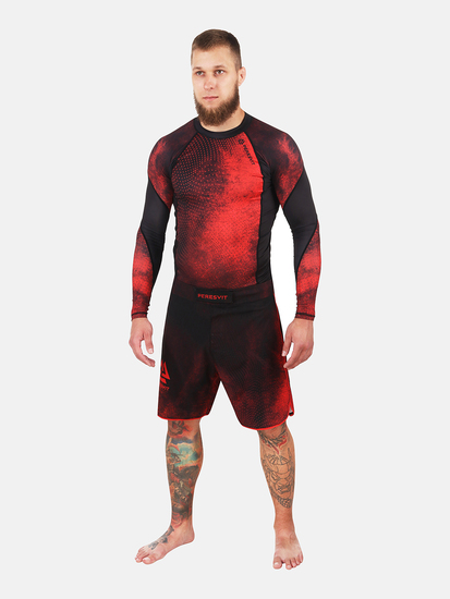 Peresvit Overpower Red Long Sleeve Rashguard, Photo № 4