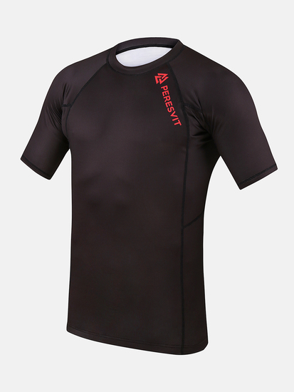 Core Rashguard Short Sleeve Black Red, Photo № 3