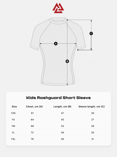 Rival Kids Rashguard Short Sleeve Orange, Photo № 5