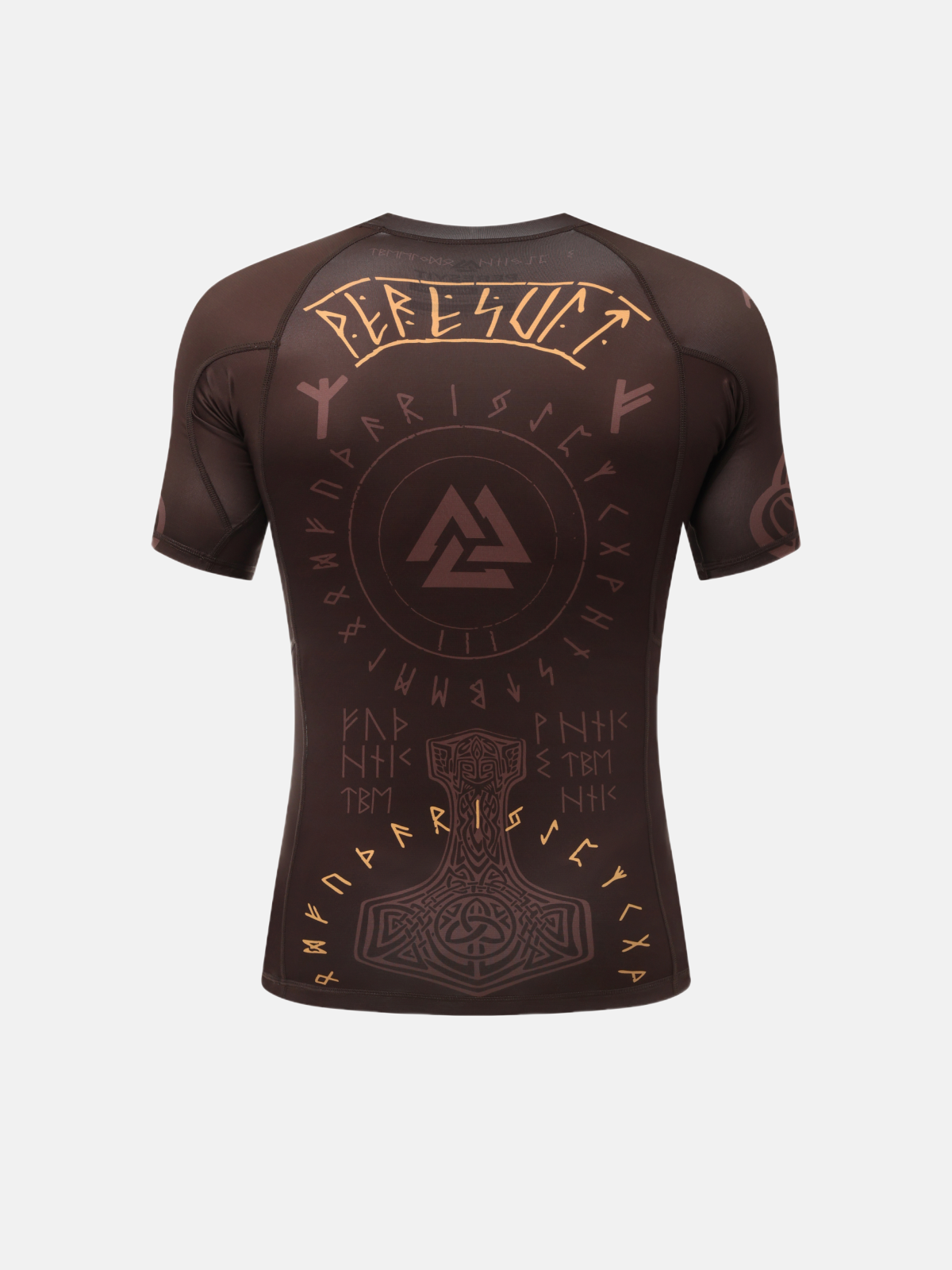 Valhalla Rashguard Short Sleeve Brute Brown, Photo № 2