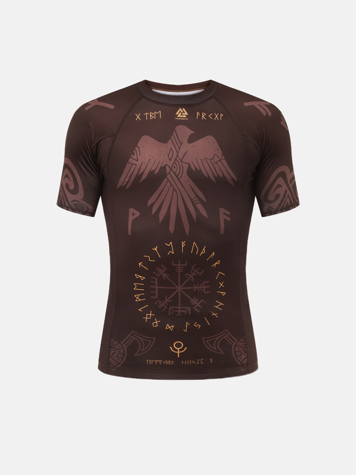 Valhalla Rashguard Short Sleeve Brute Brown