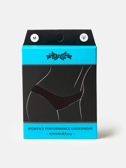 Peresvit Performance Womens Thongs Black - Peach, Photo № 3