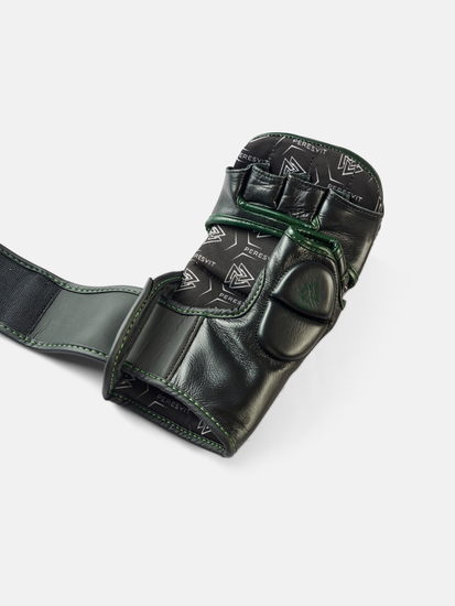 Core Leather MMA Gloves Military Green, Photo № 5