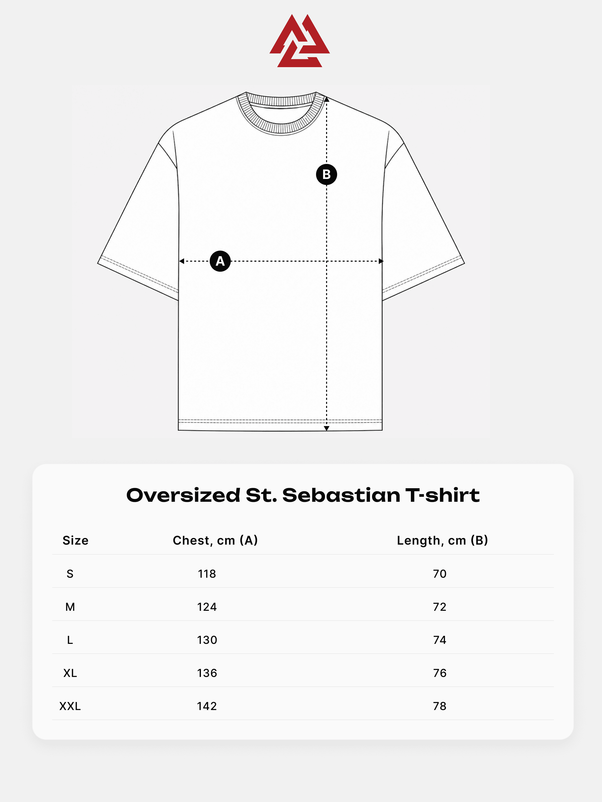 Oversized St. Sebastian T-shirt Umber, Photo № 7