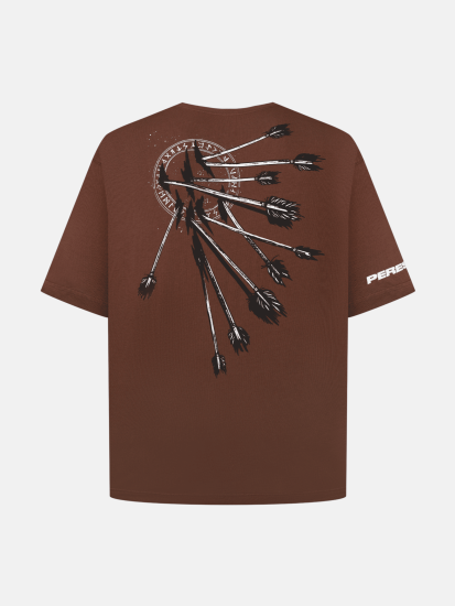 Oversized St. Sebastian T-shirt Umber, Photo № 5