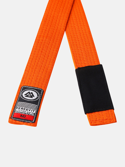 Kids BJJ Gi Belt Solid Orange, Photo № 2
