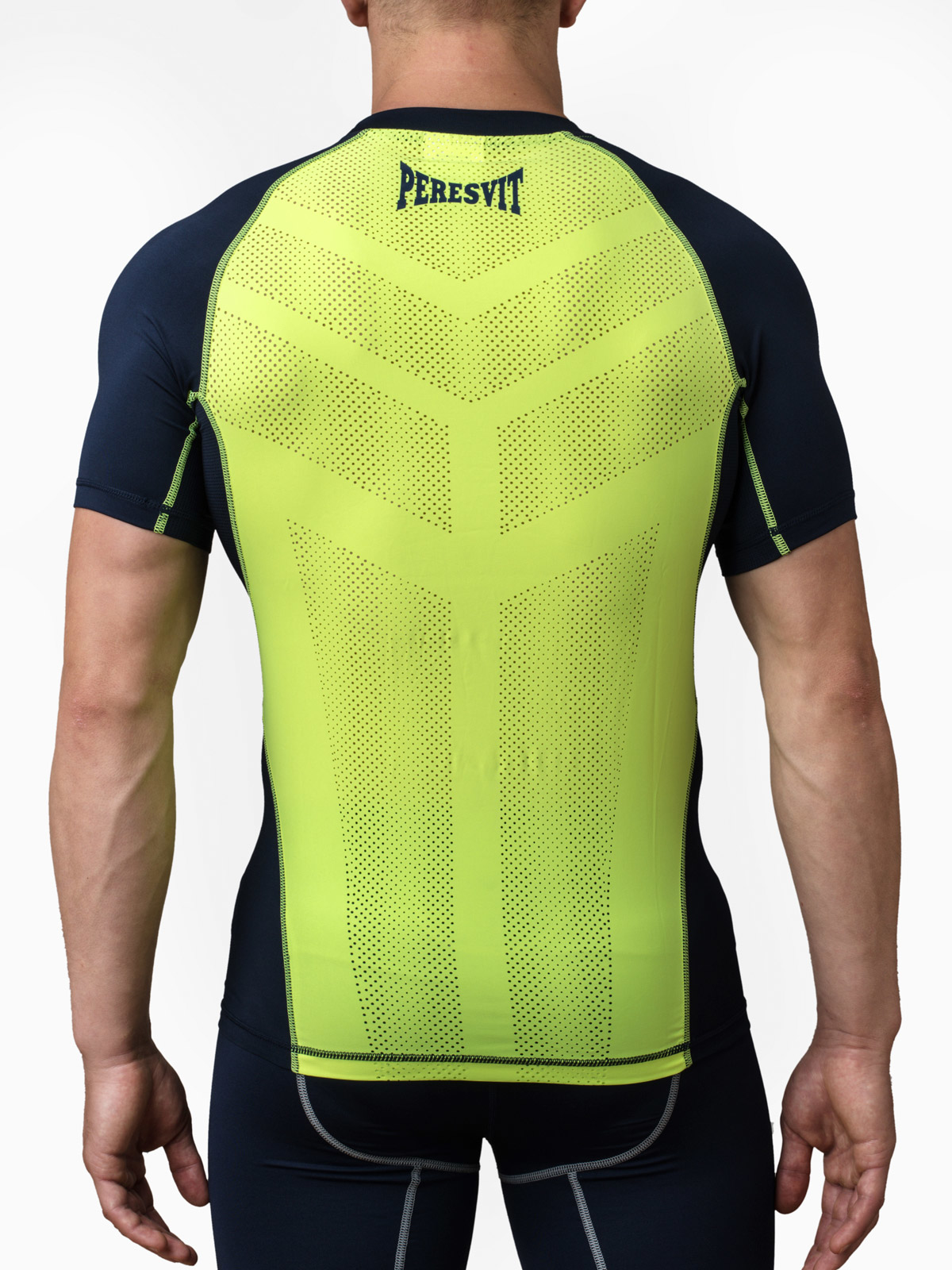 Peresvit Air Motion Short Sleeve Navy Flu Yellow, Photo № 2