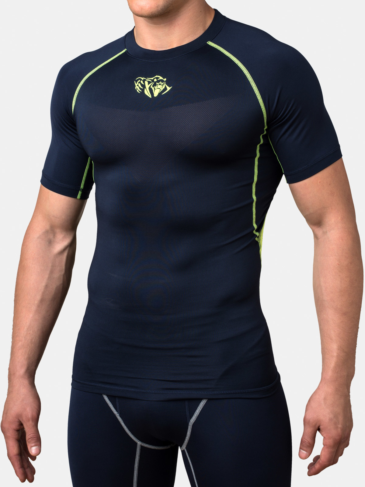 Peresvit Air Motion Short Sleeve Navy Flu Yellow