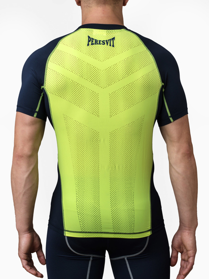 Peresvit Air Motion Short Sleeve Navy Flu Yellow, Photo № 2