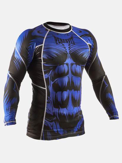 Peresvit Beast Silver Force Rashguard Long Sleeve Blue