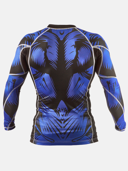 Peresvit Beast Silver Force Rashguard Long Sleeve Blue, Photo № 4