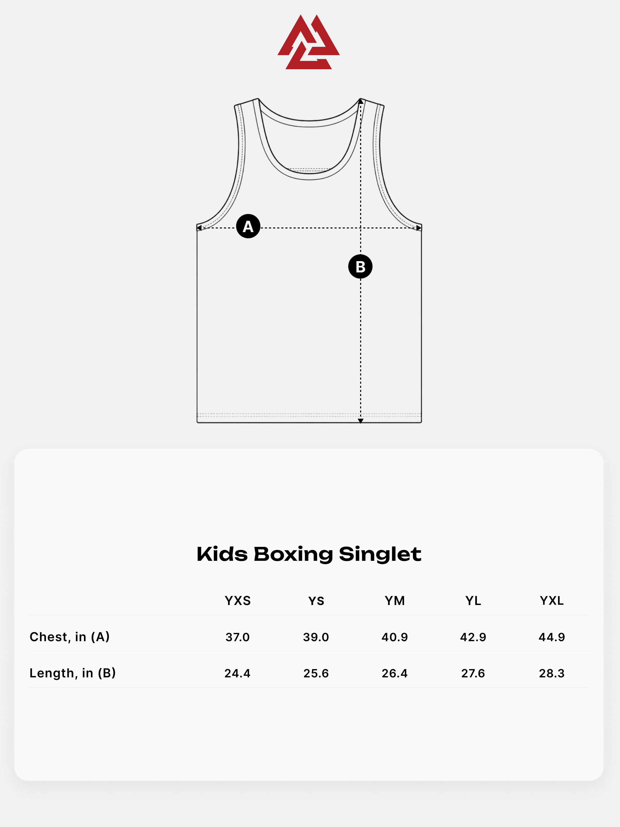 Kids Boxing Singlet Blue, Photo № 4