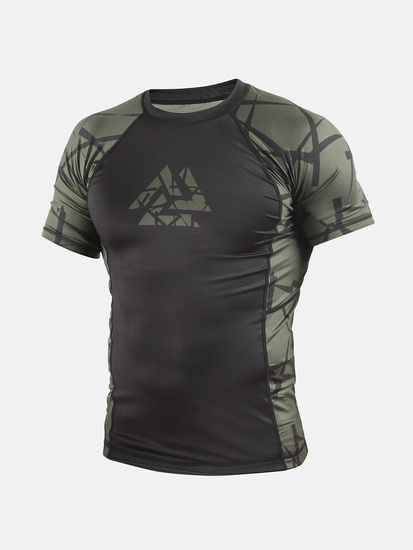 Peresvit Rival Rashguard Riffle Green Shortsleeve, Photo № 3