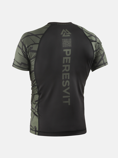 Peresvit Rival Rashguard Riffle Green Shortsleeve, Photo № 4