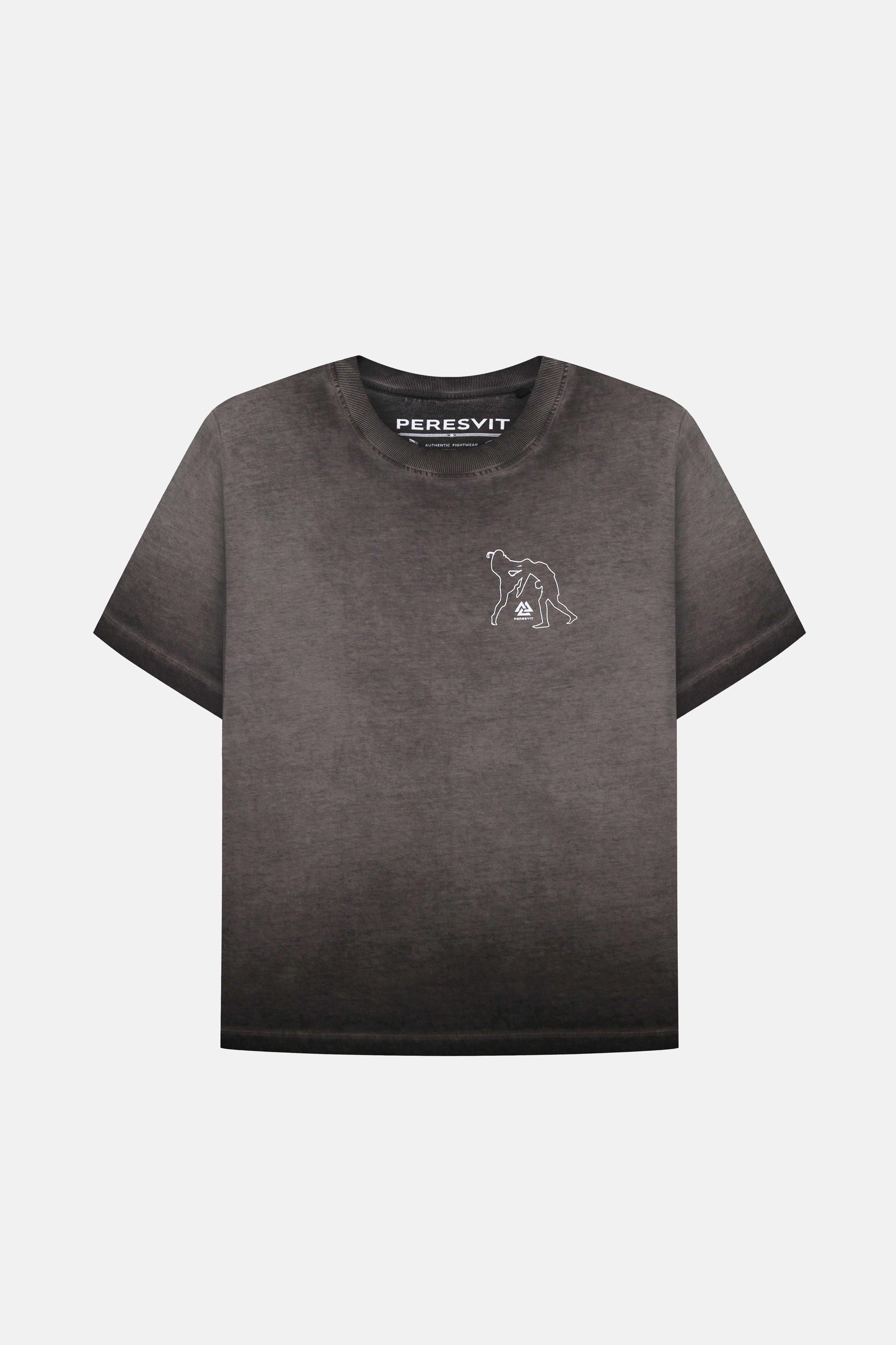 Peresvit Muay Thai Logo T-shirt Black Cold Dye