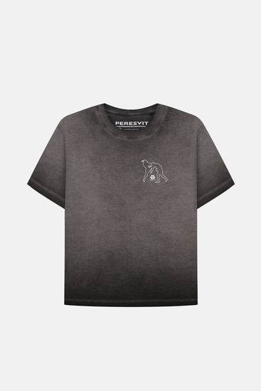 Peresvit Muay Thai Logo T-shirt Black Cold Dye