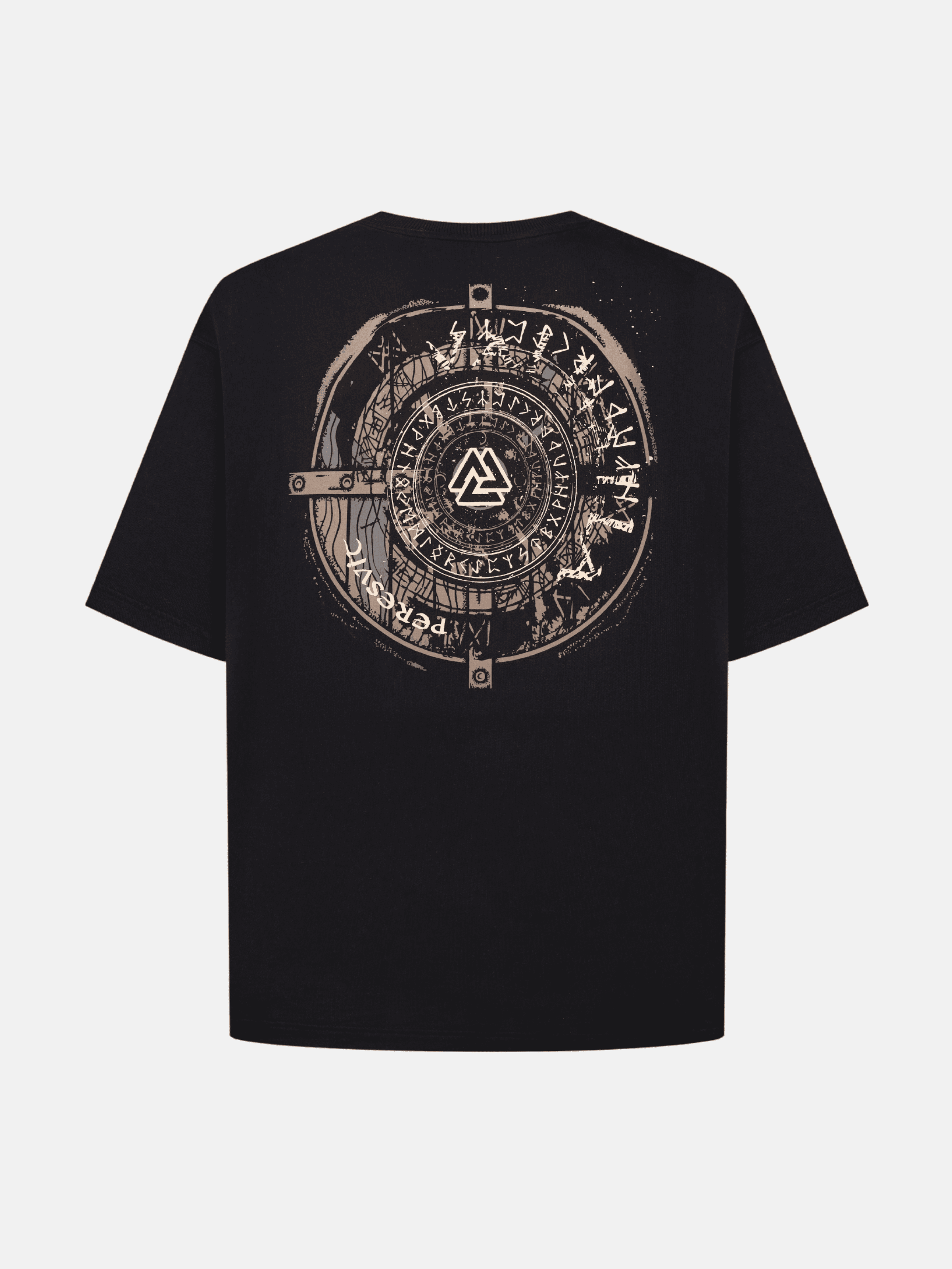 Oversized Imprint T-shirt Roast Black, Photo № 6