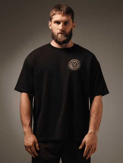 Oversized Imprint T-shirt Roast Black, Photo № 2