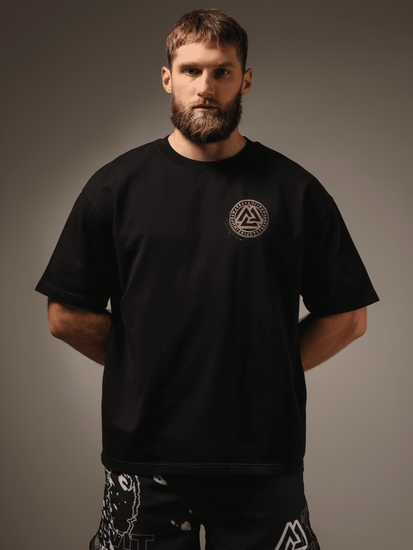 Oversized Imprint T-shirt Roast Black, Photo № 4