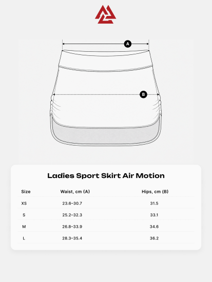Air Motion Ladies Sport Skirt Aqua, Photo № 5