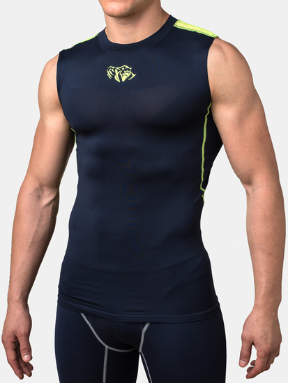 Peresvit Air Motion Sleeveless Navy Flu Yellow