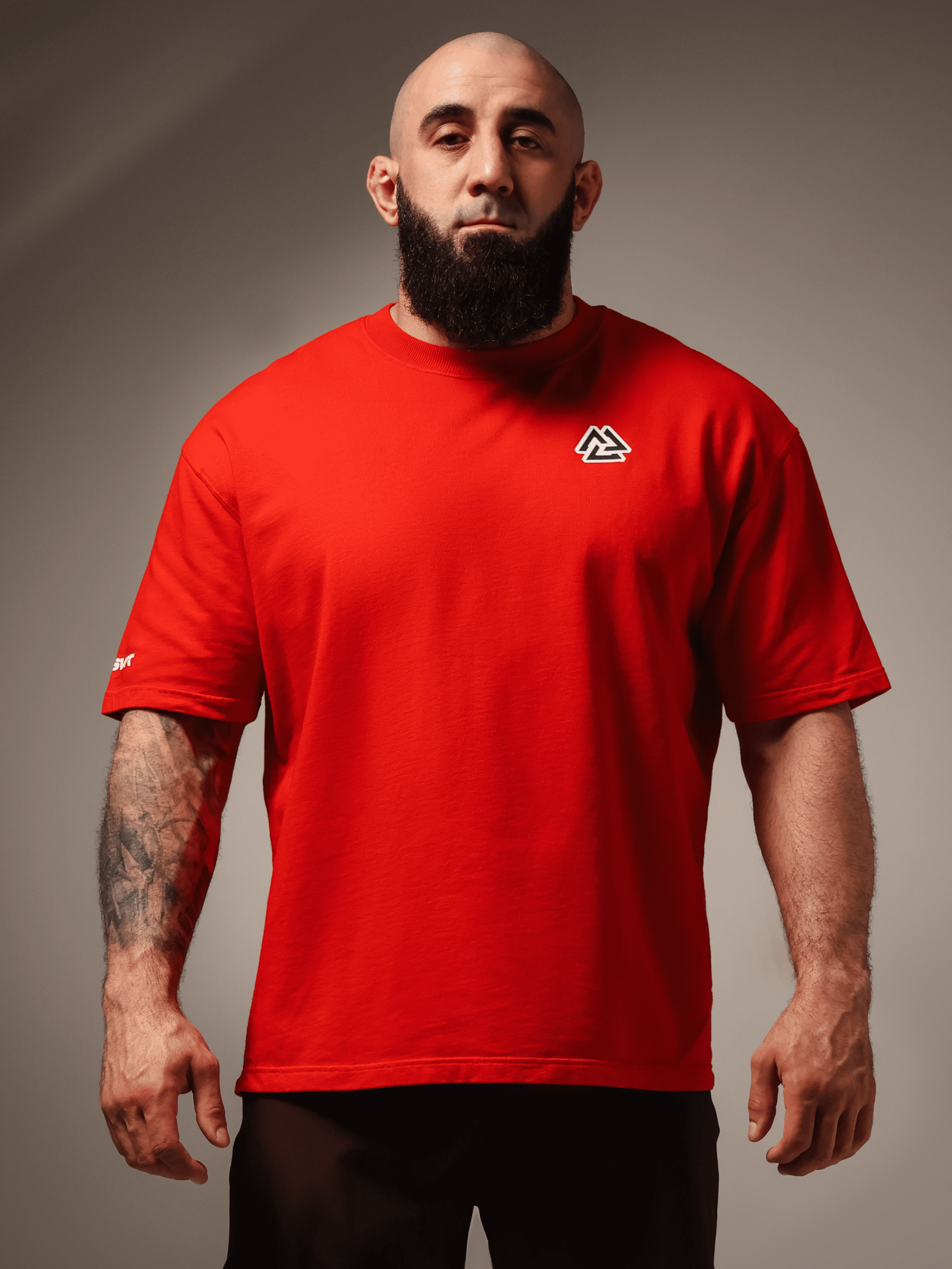 Oversized St. Sebastian T-shirt Roast Red, Photo № 2