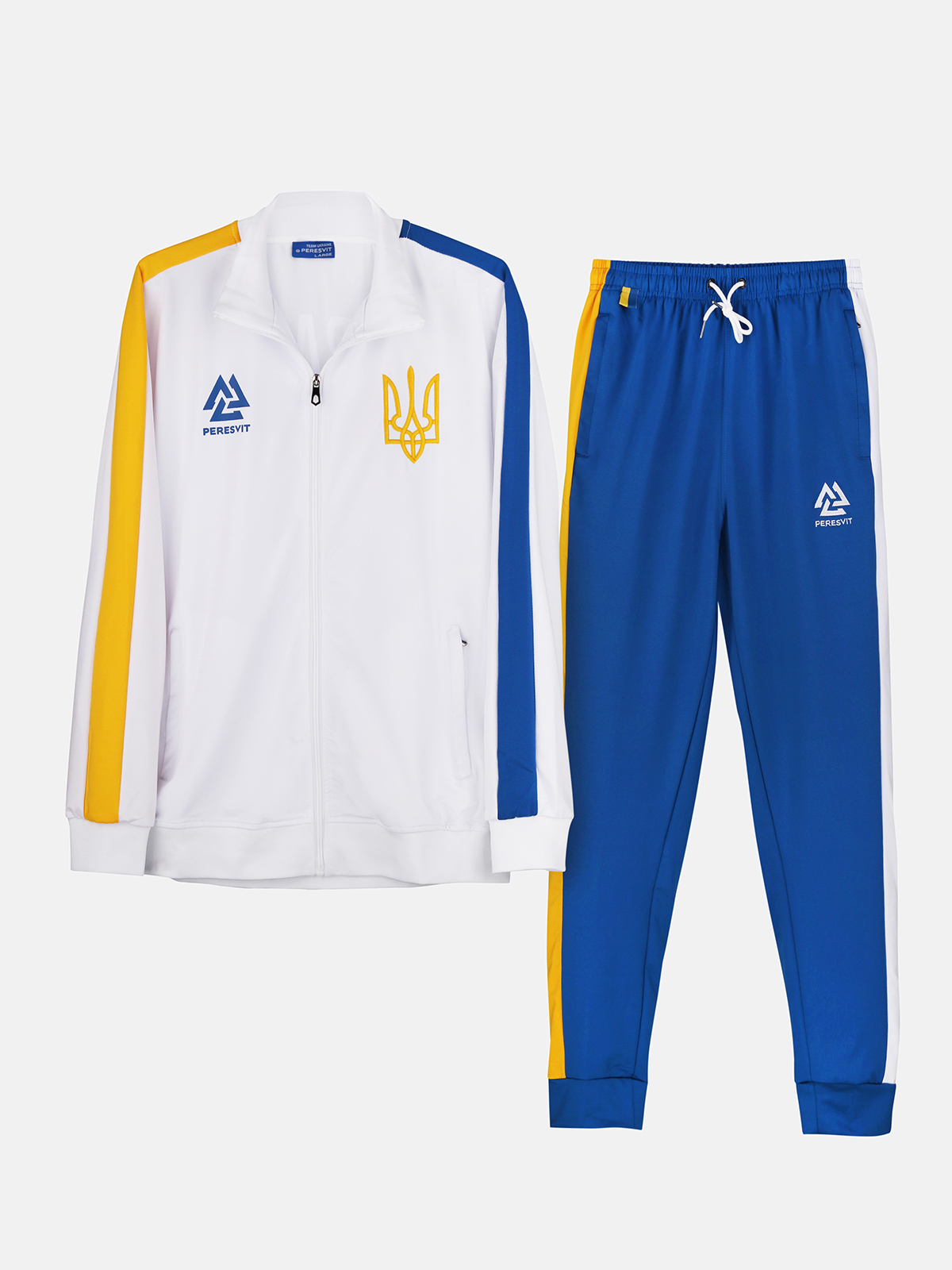 Peresvit Adults National Flag Track Suit White, Photo № 8
