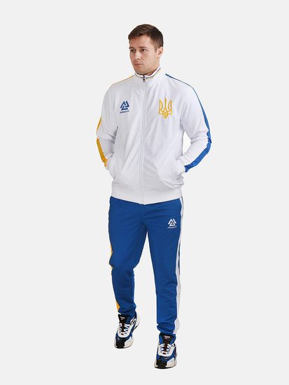 Peresvit Adults National Flag Track Suit White, Photo № 4