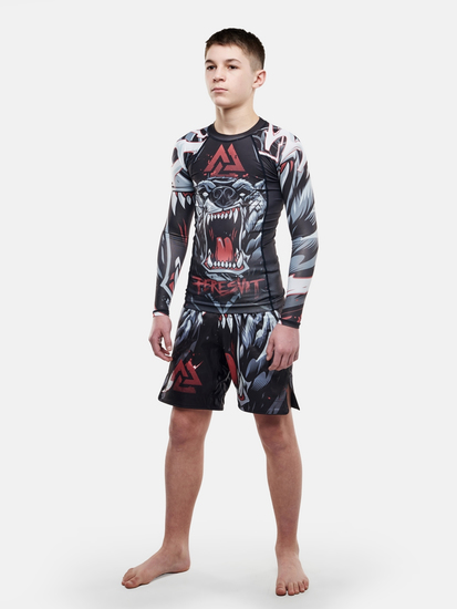 Battle Bear Kids Rashguard Long Sleeve, Photo № 5