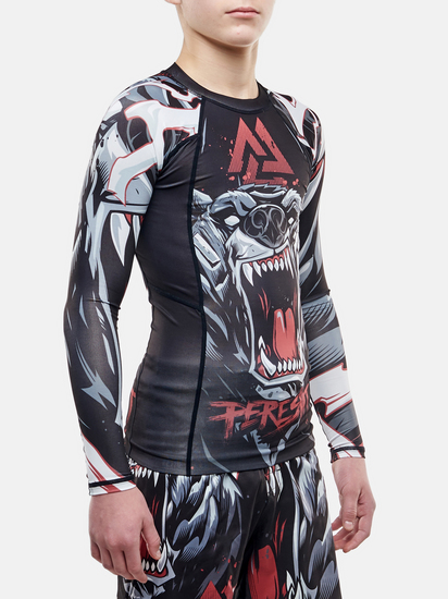 Battle Bear Kids Rashguard Long Sleeve, Photo № 4
