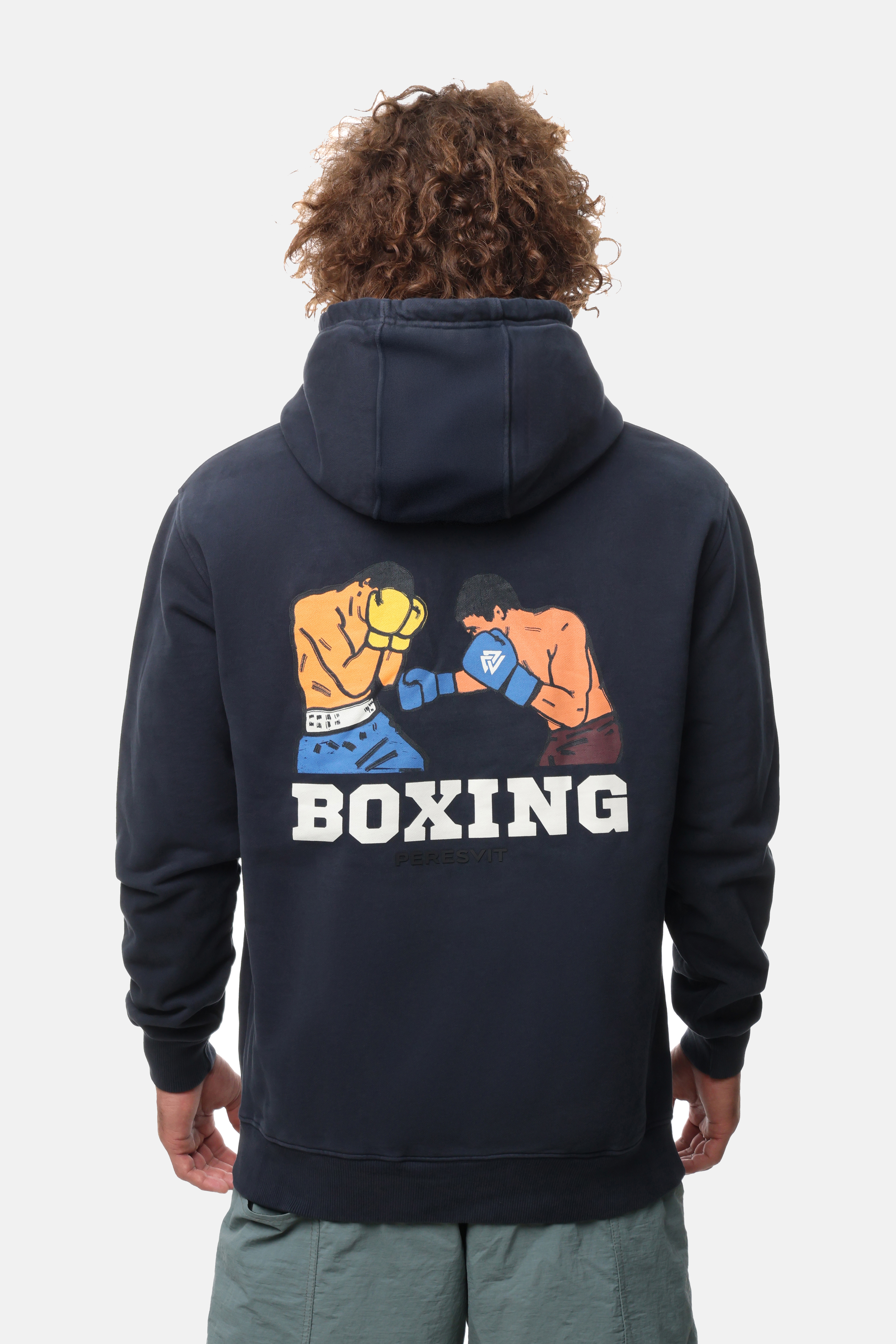 Peresvit Vibrant Boxing Hoodie Navy Blue, Photo № 2