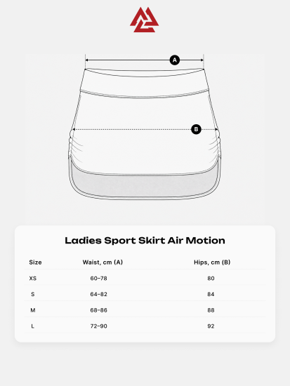 Air Motion Ladies Sport Skirt Mint, Photo № 4