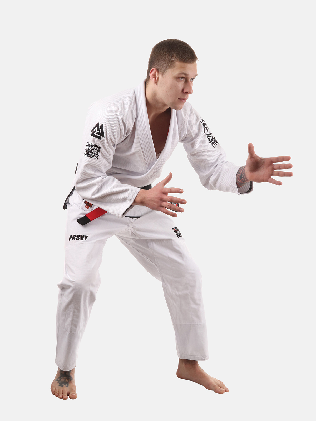 Mens Rival BJJ Gi White, Photo № 4