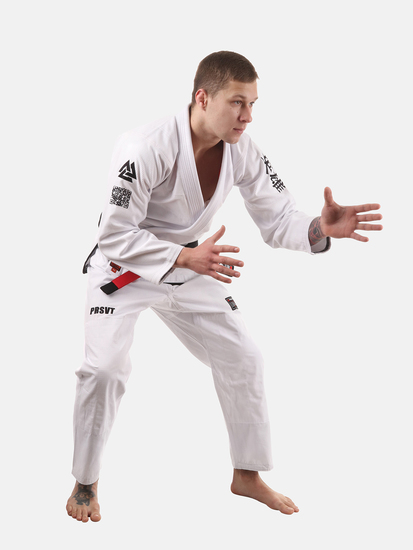 Mens Rival BJJ Gi White, Photo № 4