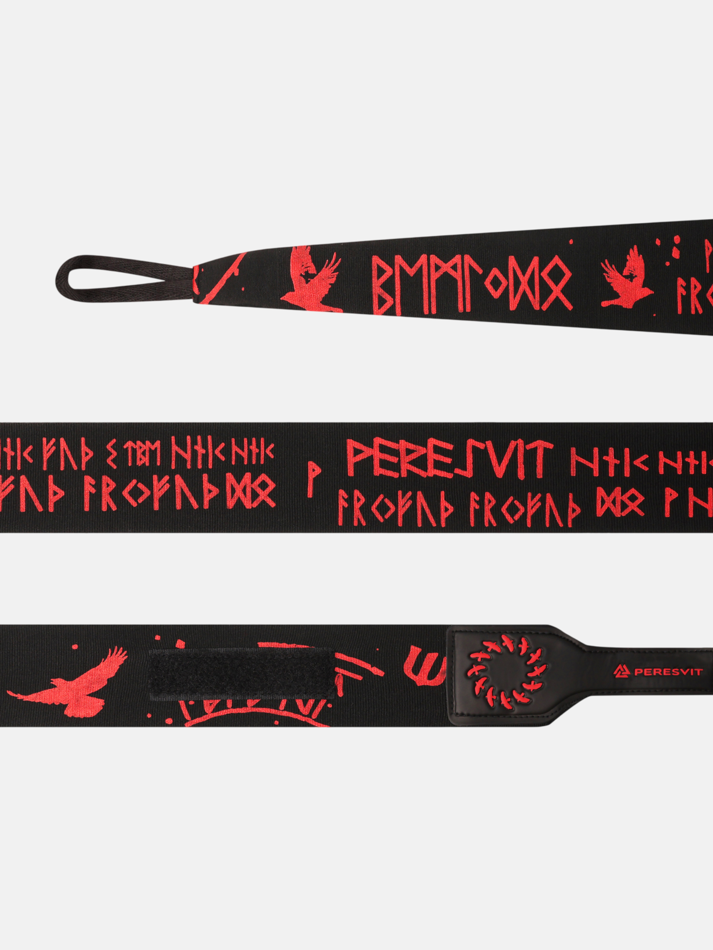Valhalla Handwraps Black Red, Photo № 2