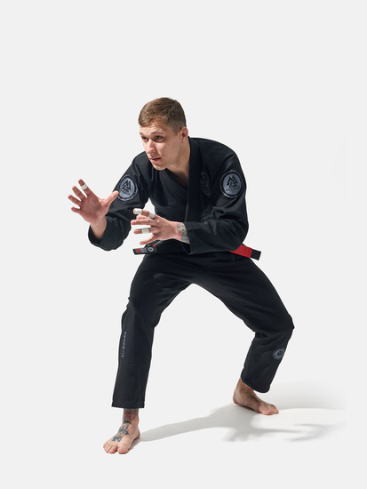 Mens Immortal BJJ Gi Black, Photo № 5